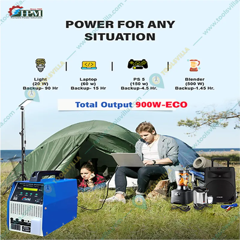 HPM 950 VA Portable Lithium Battery Power Inverter Generator (PL-900W-ECO)
