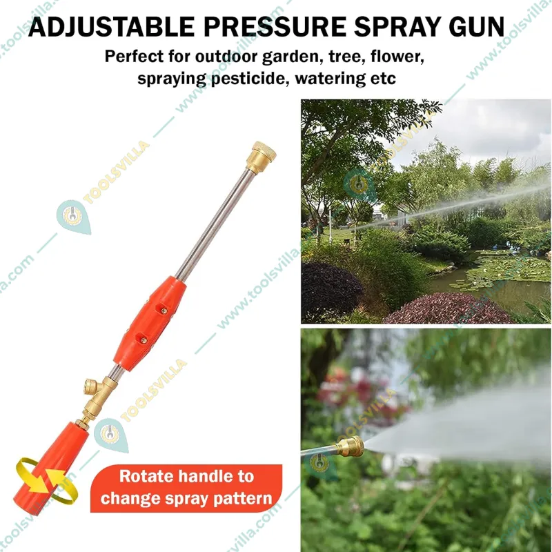Neptune PW-768A , 2 Stroke 26 CC Portable Power Sprayer with 15 meter Hose Pipe for Agriculture and Gardening Purpose