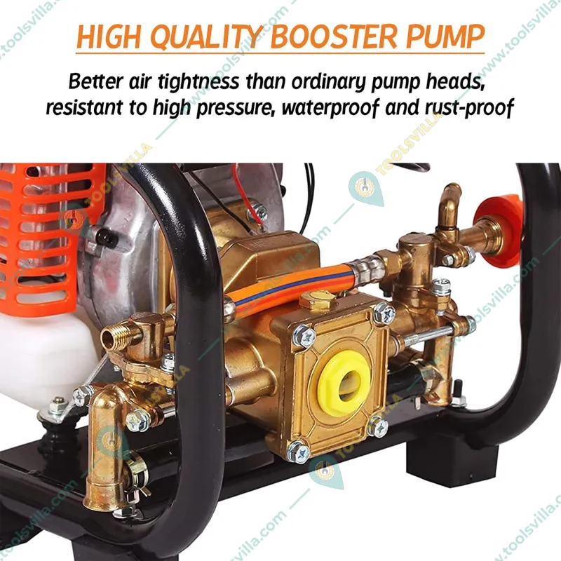 Neptune PW-768A , 2 Stroke 26 CC Portable Power Sprayer with 15 meter Hose Pipe for Agriculture and Gardening Purpose