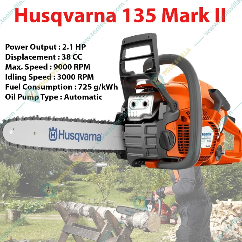 Husqvarna 135 online mark ii chainsaw