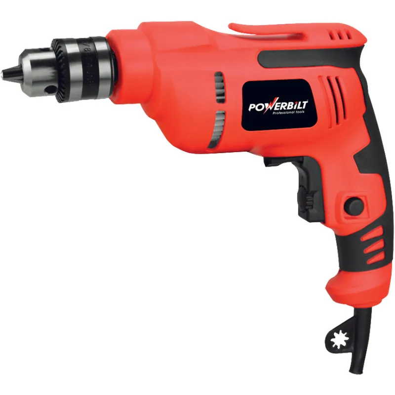 POWERBILT 10mm 650 Watt Water Proof & Dust Proof Drill Machine With Variable Speed & R/F Function (PBT-ED-10RE)