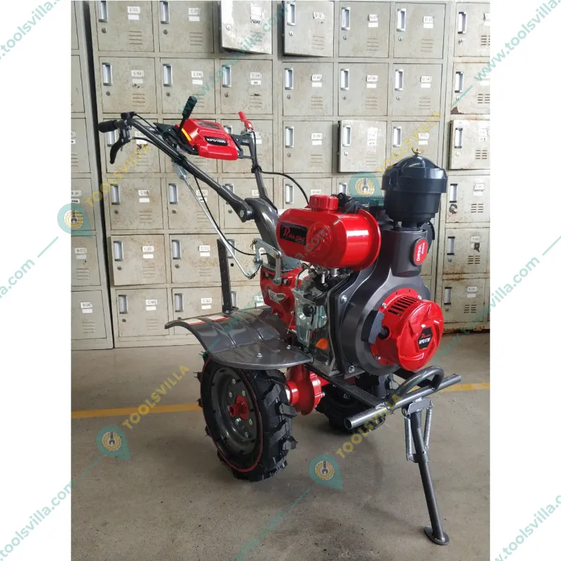 Riga Italy 7HP Self Start Diesel Power Weeder For Agriculture (KPD 1000E), 4 Stroke and 247 CC Engine