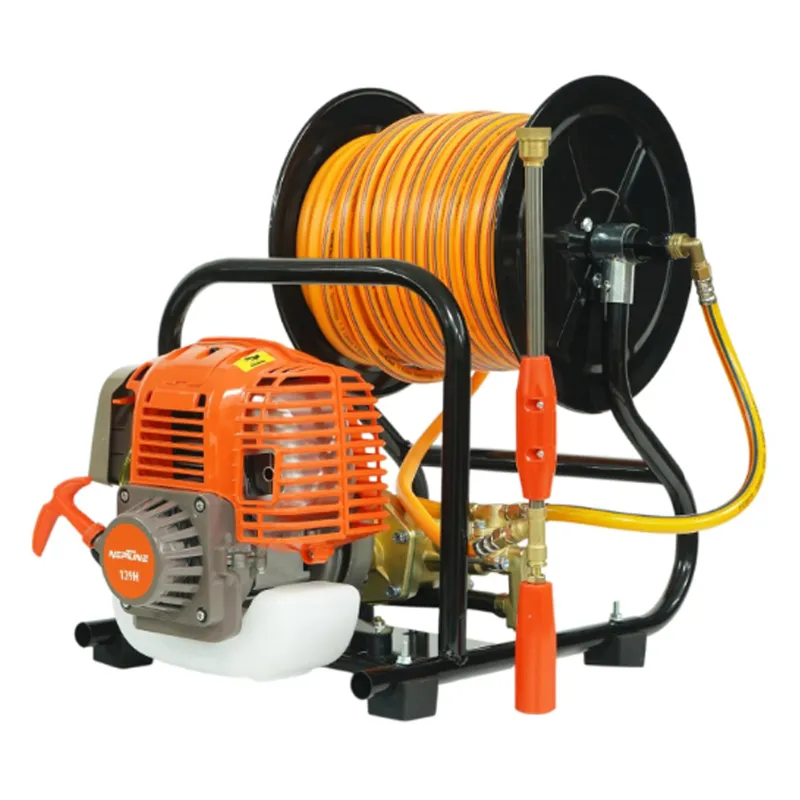 Neptune PW-768 WH 4 Stroke Portable Power Sprayer With Hose Reel, 15 Meter Hose Pipe & Spray Gun 