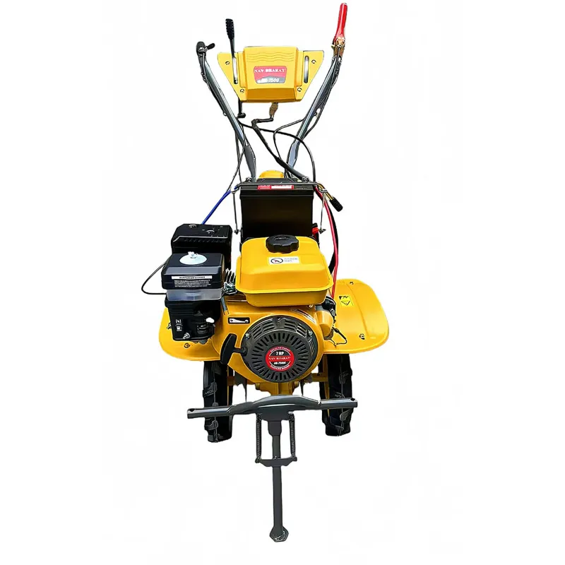 Heavy Duty 7 HP Self Start Petrol Power Weeder With 3.5 Feet Rotavator