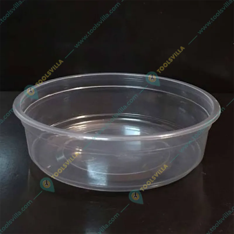 123*25 mm Top Seal PP Round Containers For Food Packaging(Pack-25 Pcs)