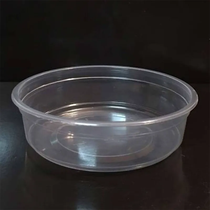 300ml Transparent Round Plastic Containers Without Lid
