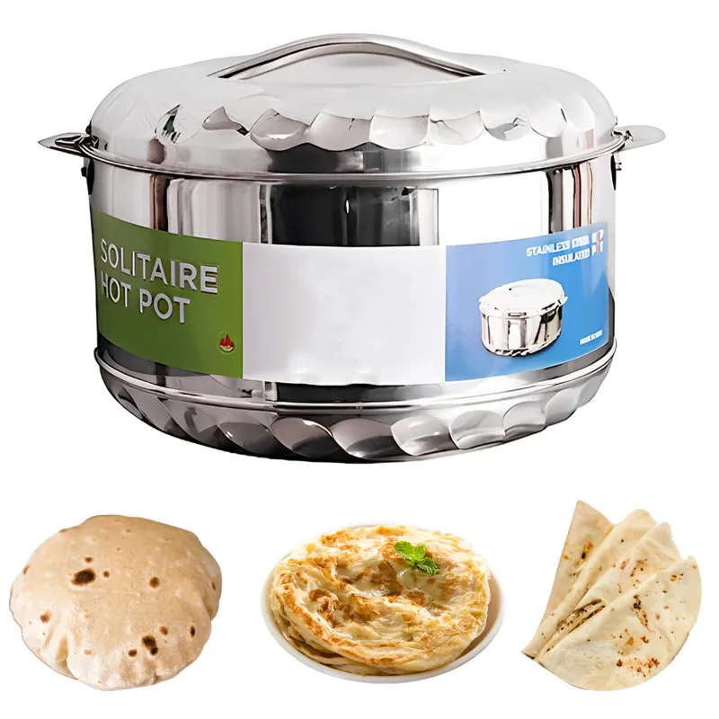 Premium Quality Stainless Steel Casserole/ Hotpot, 20 Lts Capacity