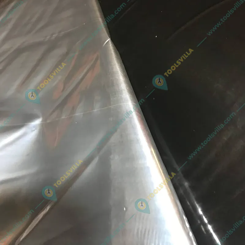 Iris Polymers Premium Quality 1.2 x 600 meter Silver and Black Mulching Sheet for Agriculture, garden and Nursery(Thickness-20 micron)