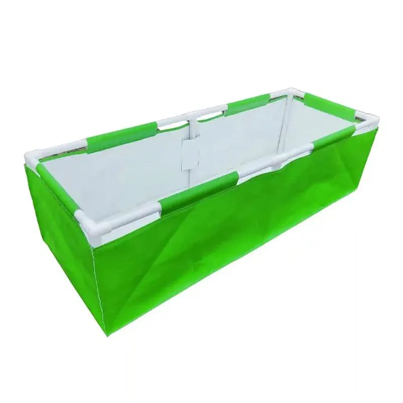 Gardeco 360 GSM UV Treated Premium Quality 48 x 24 x 12 inch Rectangular HDPE Grow Bag with PVC Pipes
