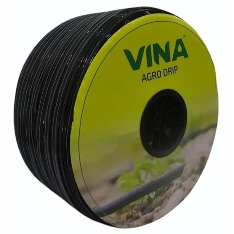Vina DLX 16mm Flat Emitting Pipe | 30cm Hole Spacing, 0.5mm Wall Thickness & 4LPM Water Flow