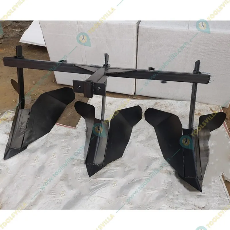 Heavy Duty Adjustable 3 Row Premium Ridger For 7 HP to 12 HP Petrol & Diesel Power Tiller 