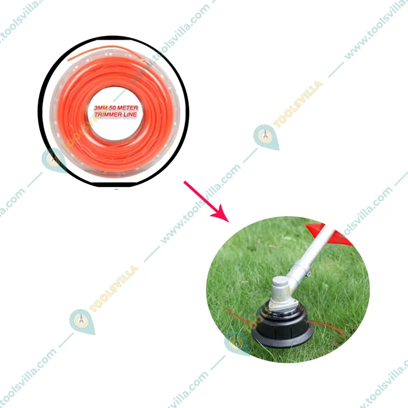 Heavy Duty 26-2 Autocut Trimmer Head For Stihl Brush Cutters With 3mm 50 Meter Nylon  Rope
