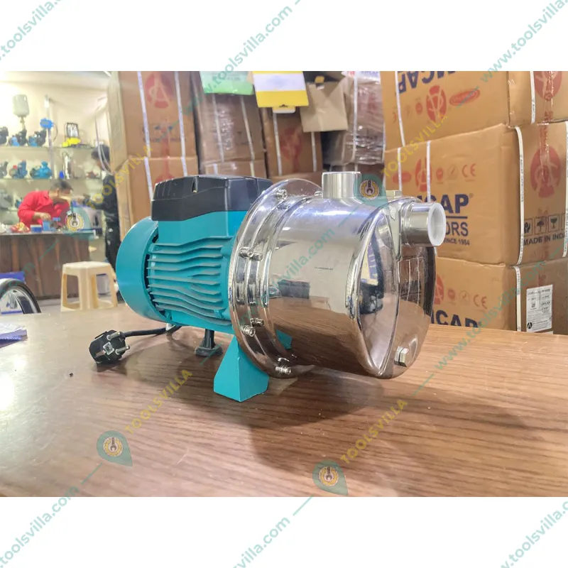 MEDAS 0.75Hp 1Ph Copper Winding Booster Pump With 24 Liter Tank, 35m Max Head For 4 Bathroom, 2 Kitchen, 1 Pantry