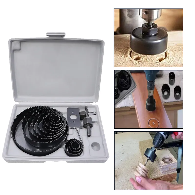 Premium Quality 16 Pcs Hole Core Cutter Saw Drill Bit Set For Professional Uses