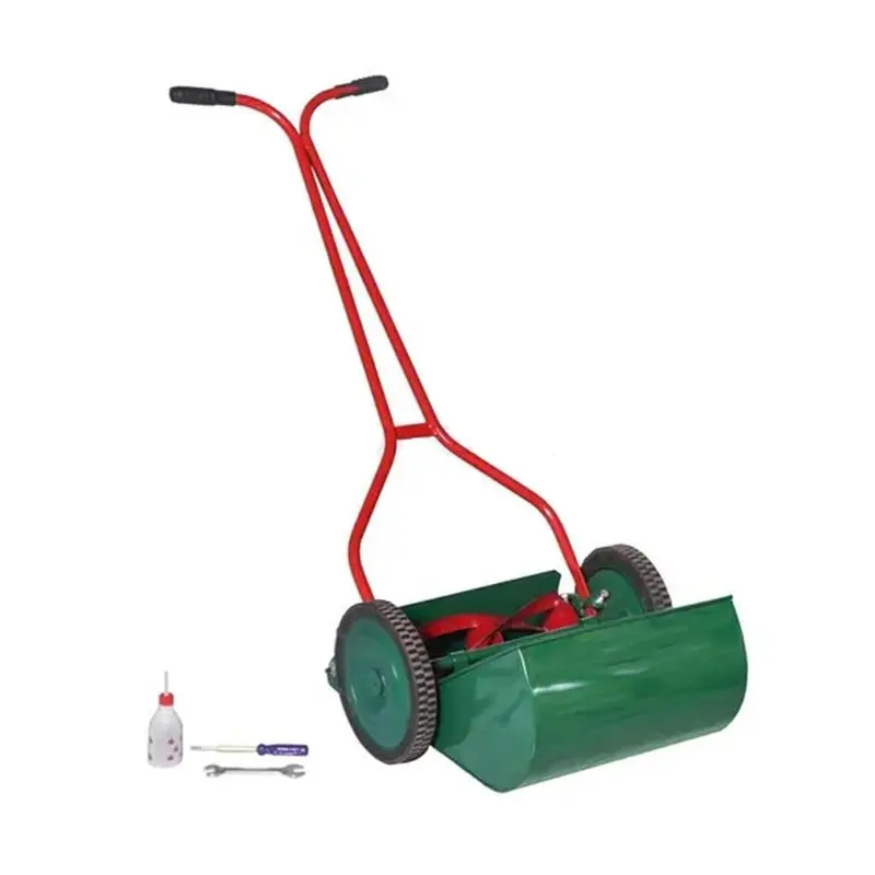 Heavy Duty 16 inch Steel Frame Wheel Type Push Mower for Cutting/Trimming Grass