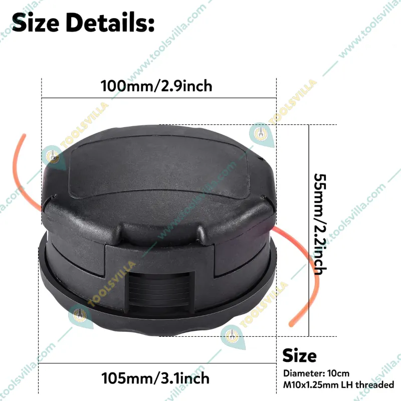 Premium Quality BC 616, PVC Trimmer Head for Petrol Grass Cutter