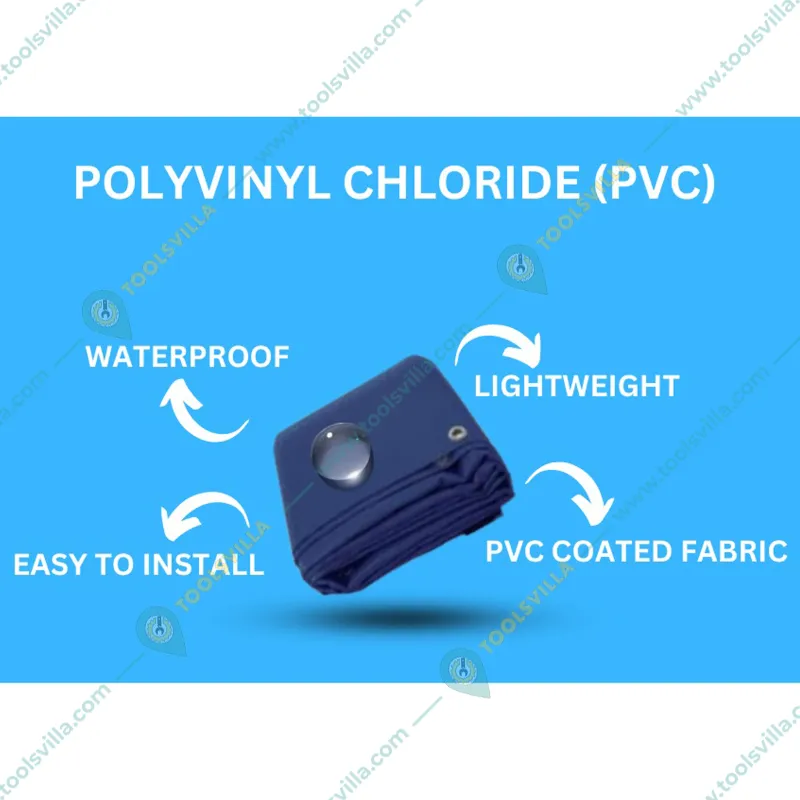 ZN GLOBAL 750 GSM 5 mtr 20000 ltr Round Tarpaulin Sheet for Aquaculture Biofloc Fish Tank, Polyvinyl Chloride (PVC)