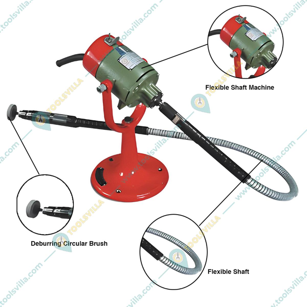 Ralli Wolf FF2 Two Speed Flexible Shaft Grinder 6mm, 370W