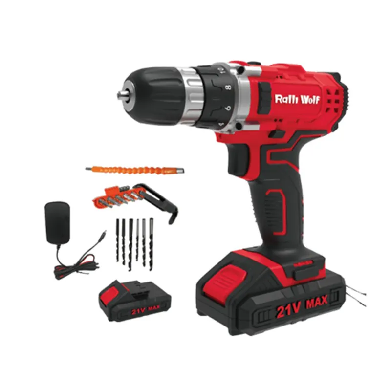 Ralli Wolf 10 mm 21V Cordless Drill With battery, Charger & Accessories, 1450 RPM (RCD21V)
