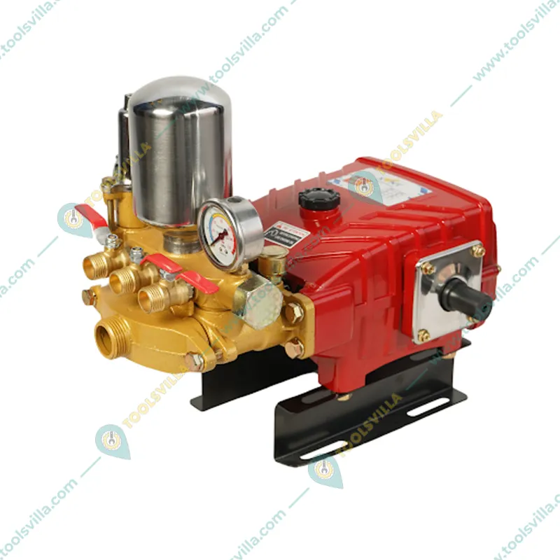 Ralli RTP-50B, High Pressure Triple Piston Brass HTP 50 Pump With 3 Outlet