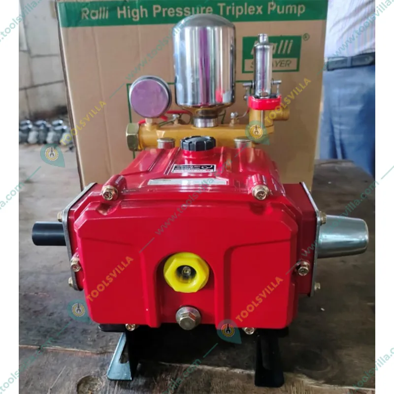 Ralli RTP-50B, High Pressure Triple Piston Brass HTP 50 Pump With 3 Outlet