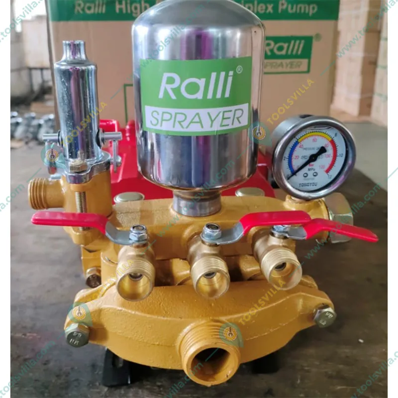 Ralli RTP-50B, High Pressure Triple Piston Brass HTP 50 Pump With 3 Outlet