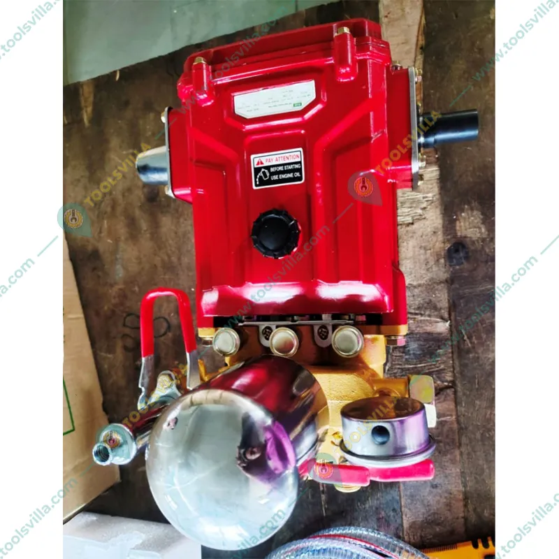 Ralli RTP-50B, High Pressure Triple Piston Brass HTP 50 Pump With 3 Outlet
