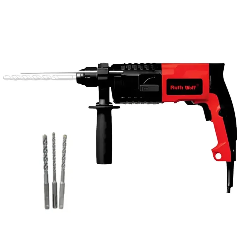 Ralli Wolf 22 mm Professional Hammer Drill 650 W, 850 RPM With Drill Bits (RW-22H)