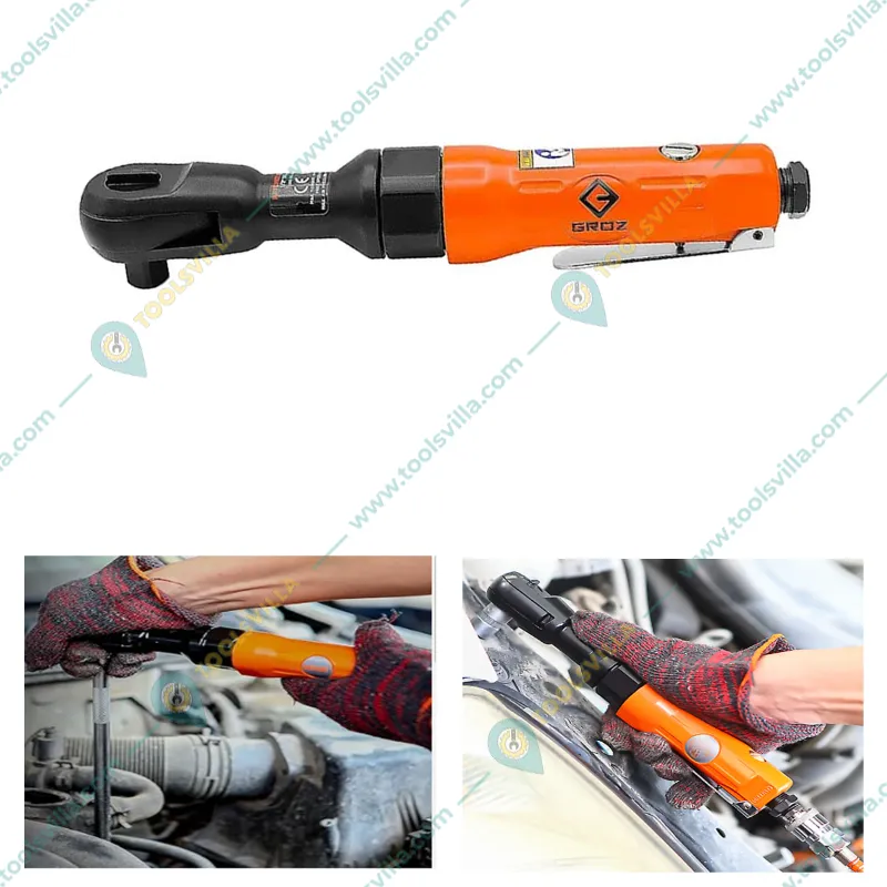 Groz 1/2" Ratchet Wrench, 68 NM Max. Torque & 150 RPM Free Speed (RTW/301)