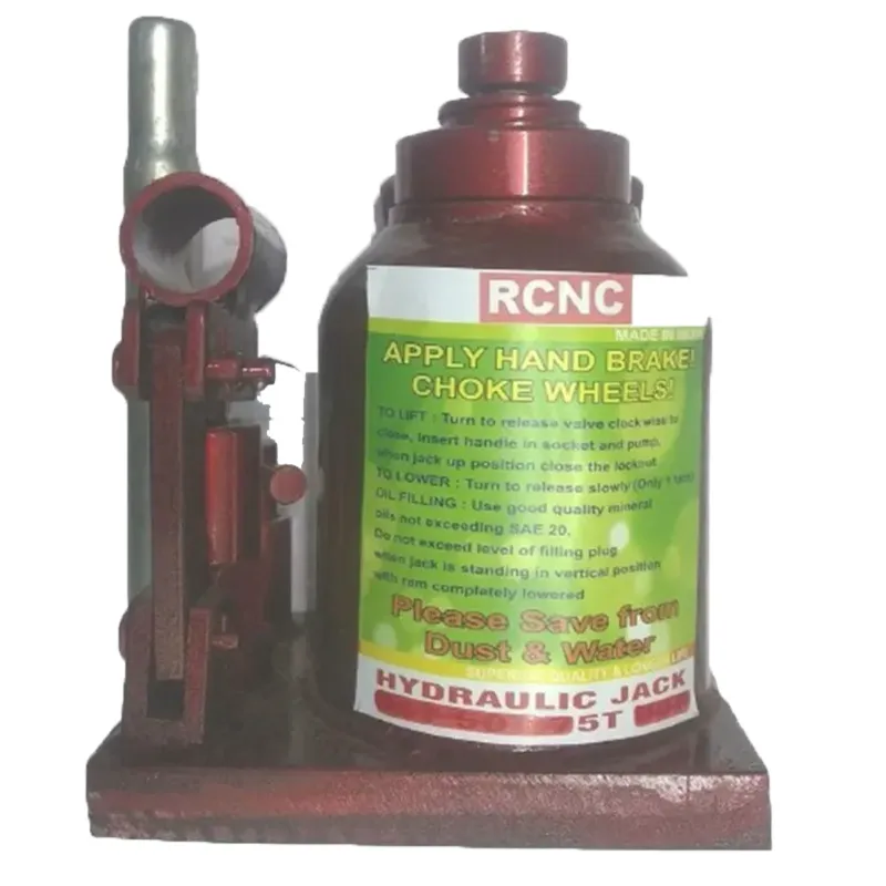 RCNC 5 Ton Hydraulic Bottle Jack for Passenger Cars, Auto, etc. - 250 mm Max. Lifting Height
