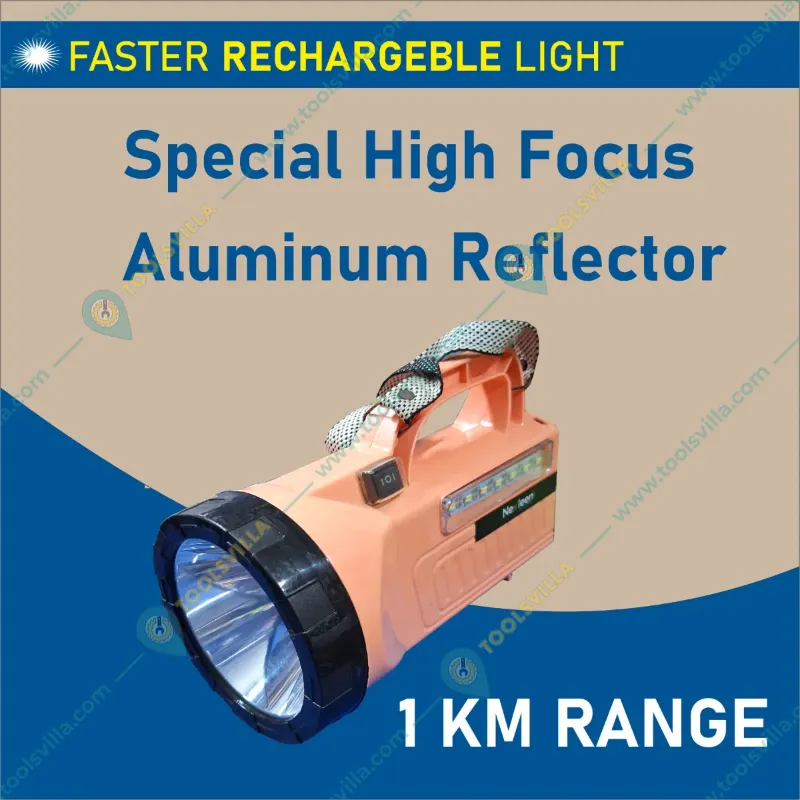 Rechargeable Garden Torch of 1 Km Range with 10 Hours Backup