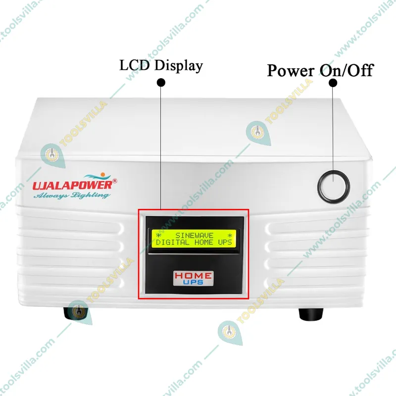 Ujala Home Sine Wave 850 850VA Pure Sine Wave Compact Inverter With 2 Year Warranty Designed For Residential Use