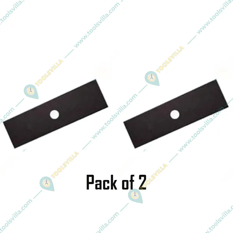 Heavy Duty 12 inch Rectangular Carbon Steel Blade Attachment for Petrol Brush Cutter(Quantity-2 Pieces)