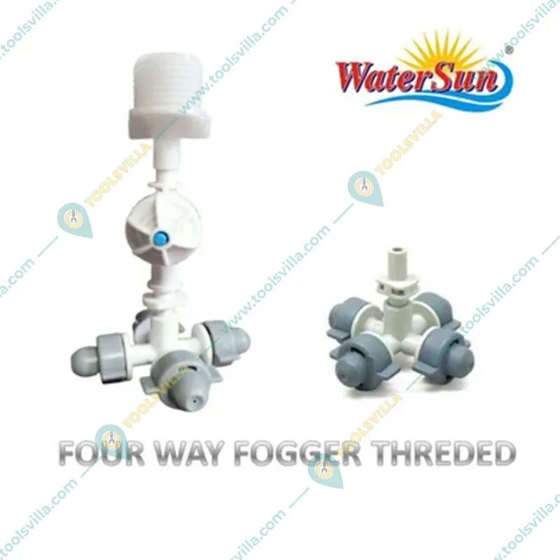 WaterSun 4 Way Fogger Tube with Openable LPD for Agriculture use (Pack of 5 Pcs)