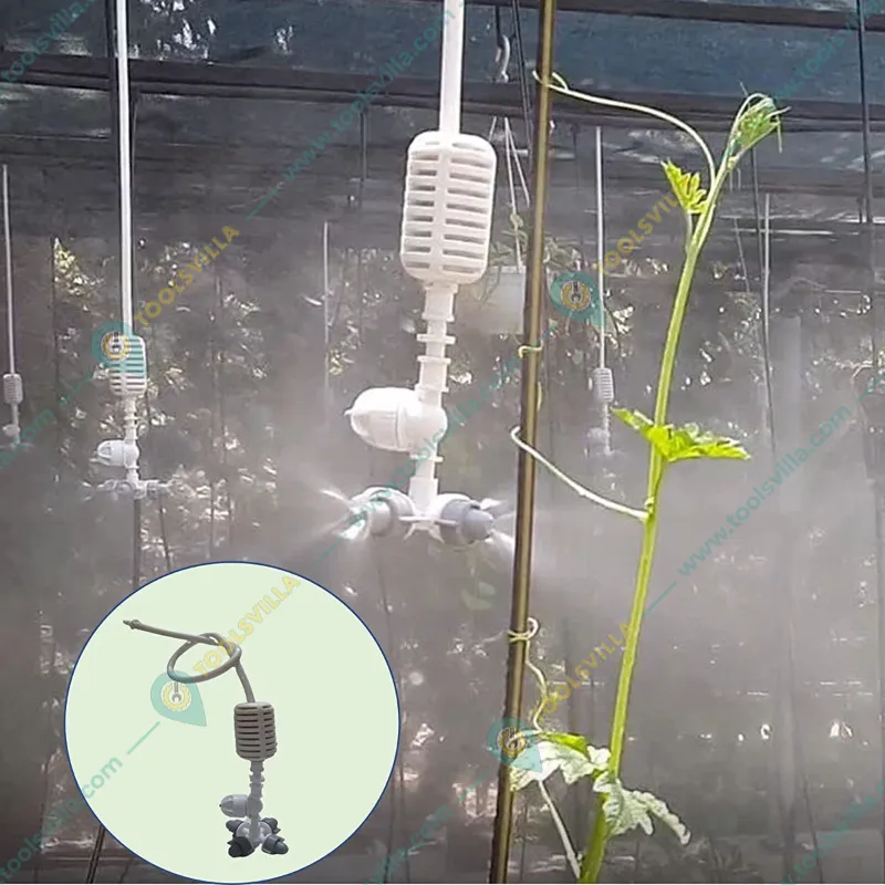 WaterSun 4 Way Fogger Tube with Openable LPD for Agriculture use (Pack of 5 Pcs)