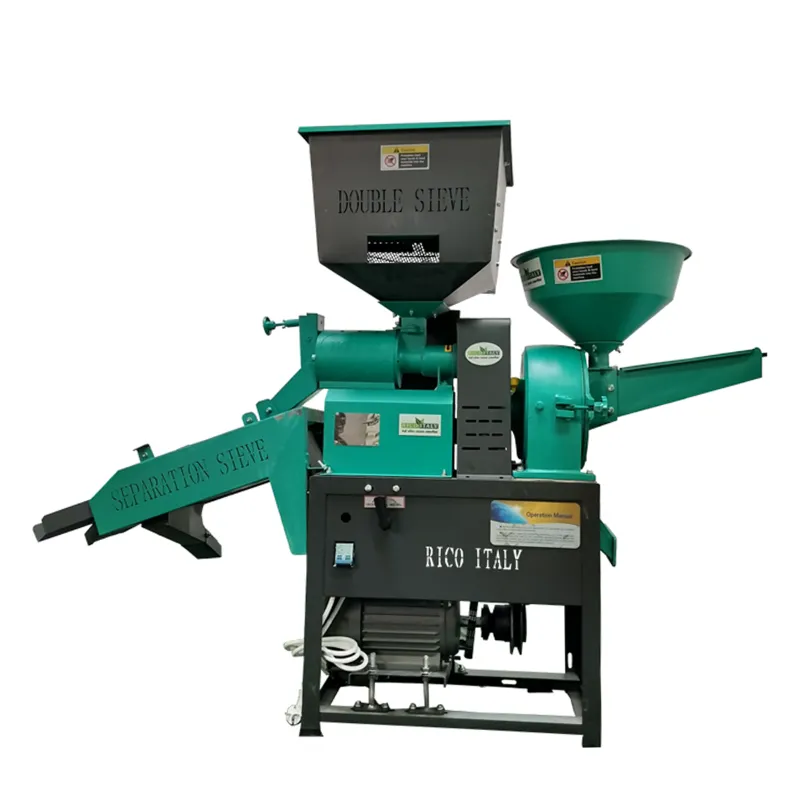 Rico & Italy 4 in 1 Rice/Flour Mill Machine with 3HP Motor, RI DYNA