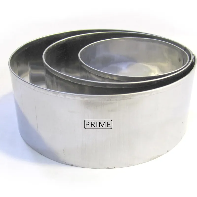 4,5 & 6 inch SS Pizza Base Baking/ Cutter/ Cut Outs Rings Set