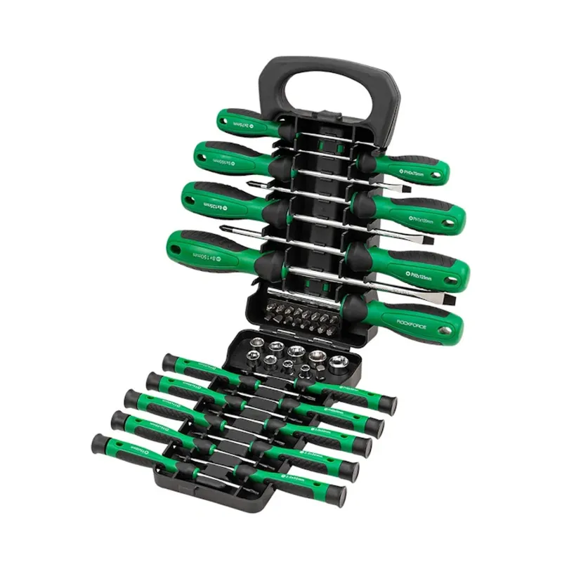 ROCKFORCE 44 Pieces Screwdriver Set with Bits & Case (RF-7044)