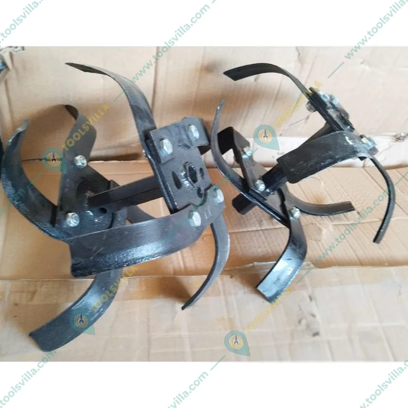 Heavy Duty Rotavator Blade Set for 63 / 68 CC 3 HP Mini Power Tiller