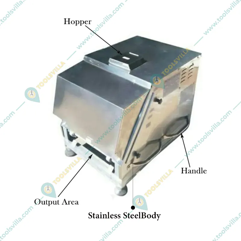  Commercial Stainless Steel Roti Press Machine, 800 to 1000 Chapati/Hr 
