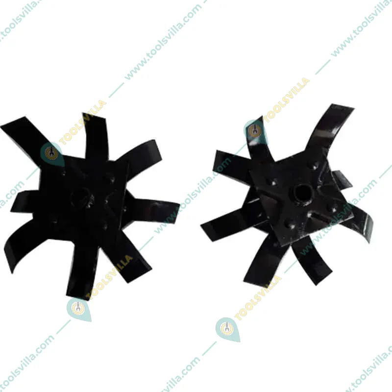 Kiston Left and Right Rotor Type Tiller Blade Set for Brush Cutter