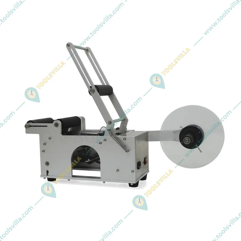 Semi Automatic Round bottle Labeling, Model No. MT-50 