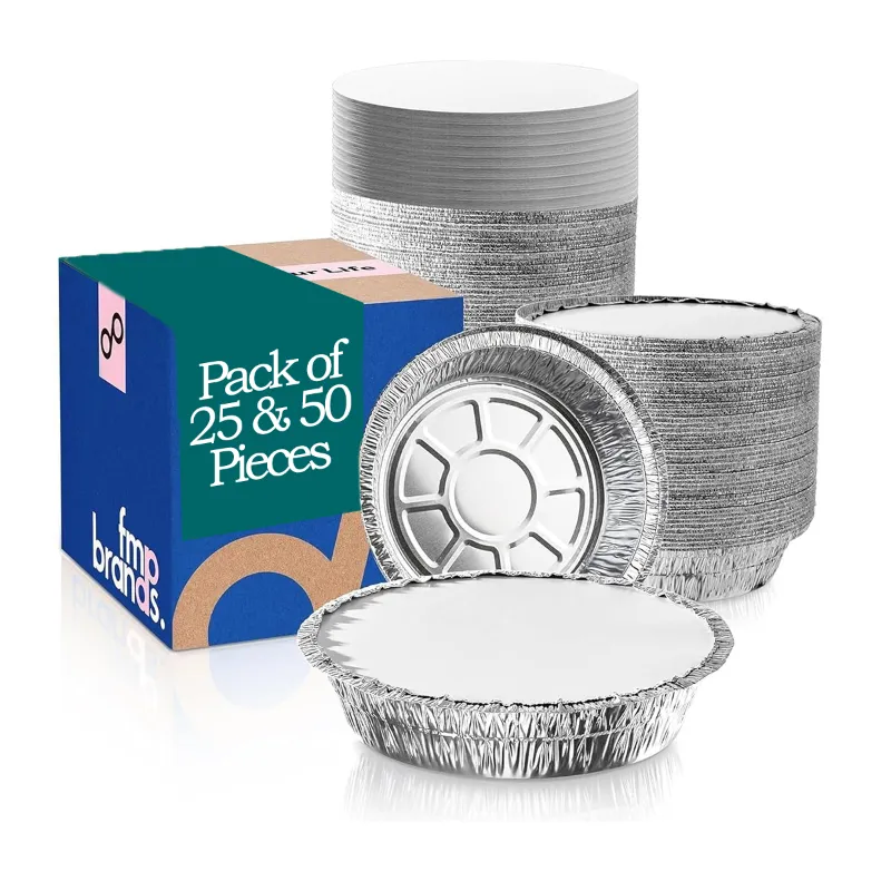 250ml Round Aluminum Container with Lid