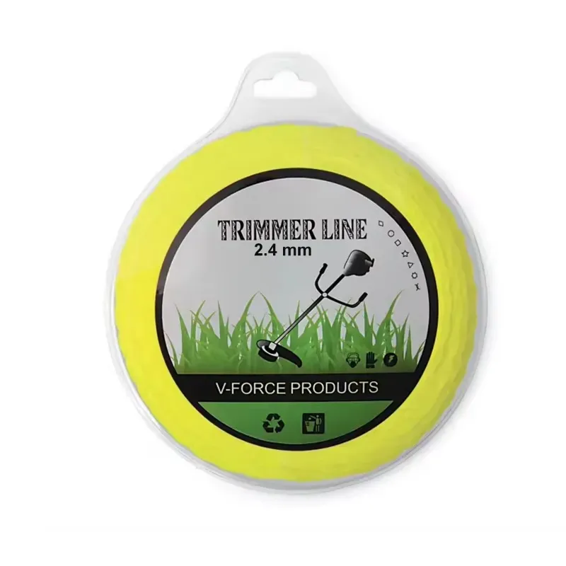 Heavy Duty BC641, 50 Meter 2.4 mm Round Nylon Trimmer Line For Petrol Brush Cutter(Quantity- Pack of 1 piece)