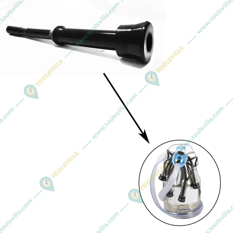 Mouthpiece Type Rubber Liner for Commercial 20 Liter Single Bucket Milking Machine (Pack of 4)