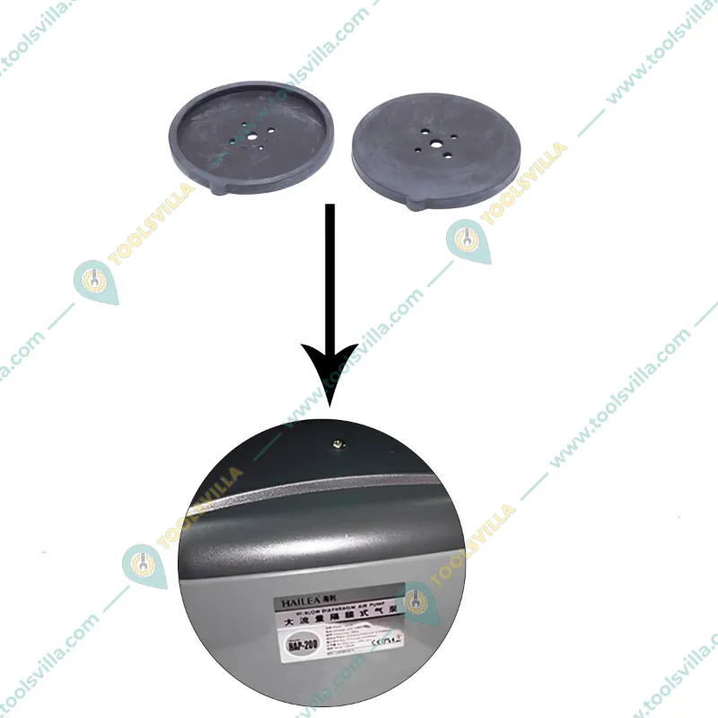 Rubber Diaphragm Spare  for HAP-200 HAILEA Hi-Blow Air Pump