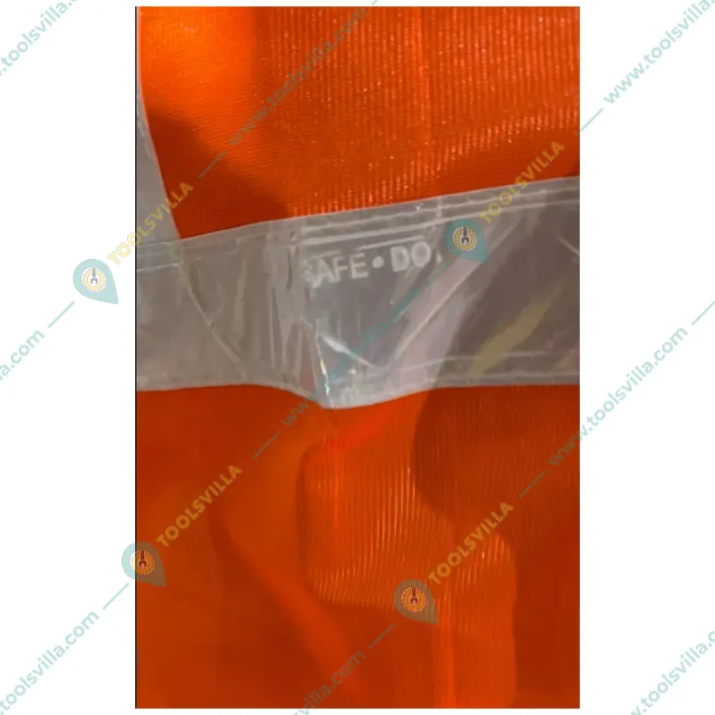 SAFEDOT Pack of 10, 60 GSM Safety Jacket - 2-Inch Micro Prismatic Tape, Durable Polyester Fabric, Velcro Closure