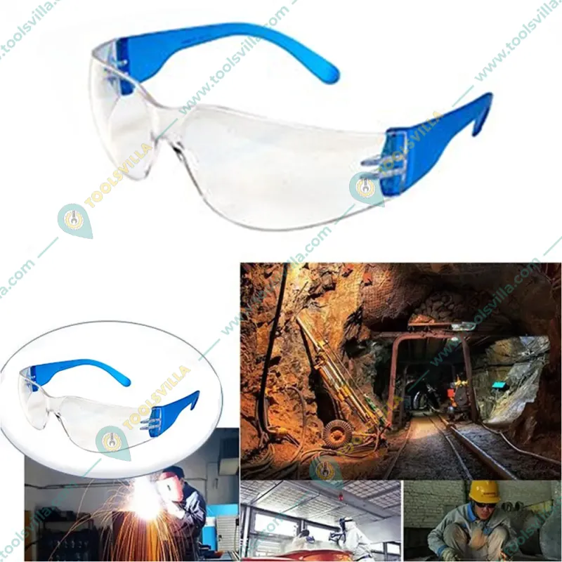 Super Safety Eyewear with Polycarbonate Lens(Color-Clear,Pack-5 Pcs)