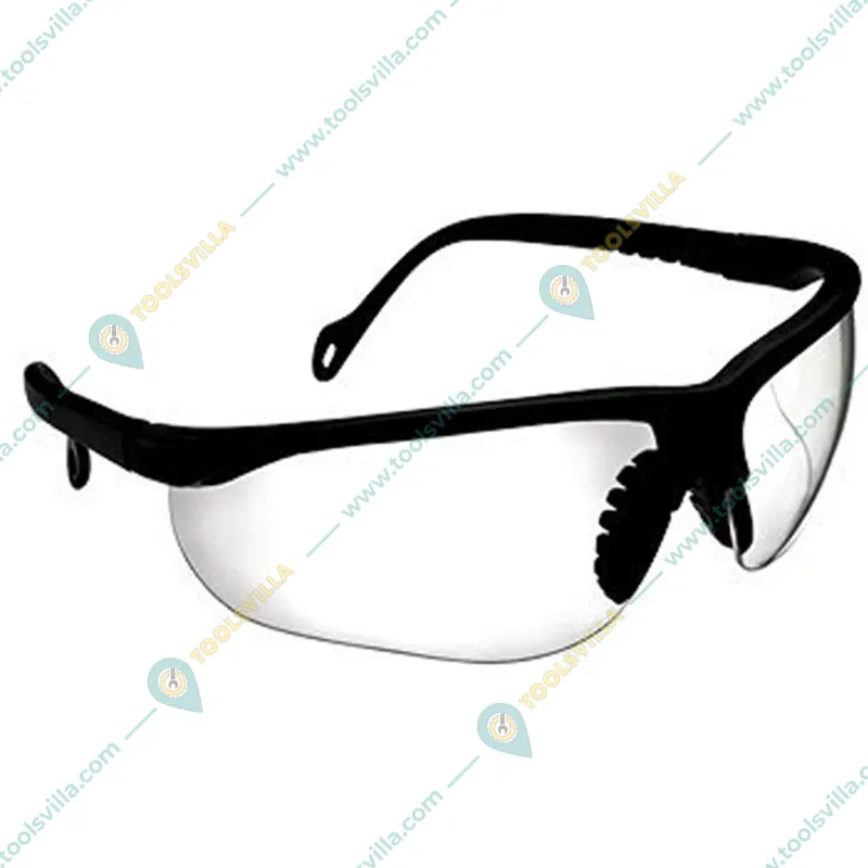 Super Safety Nylon Frame Safety Eyewear Against Dust & Flying Particles(Pack-5 Pcs,Color-Clear)
