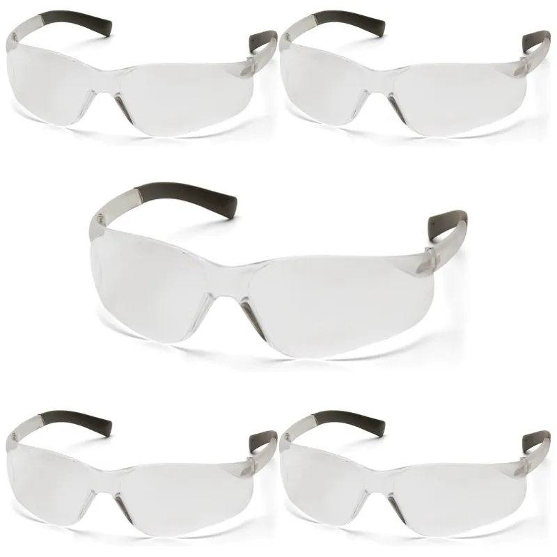 Super Safety Eyewear with UV Protection(Color-Clear,Pack-5 Pcs)